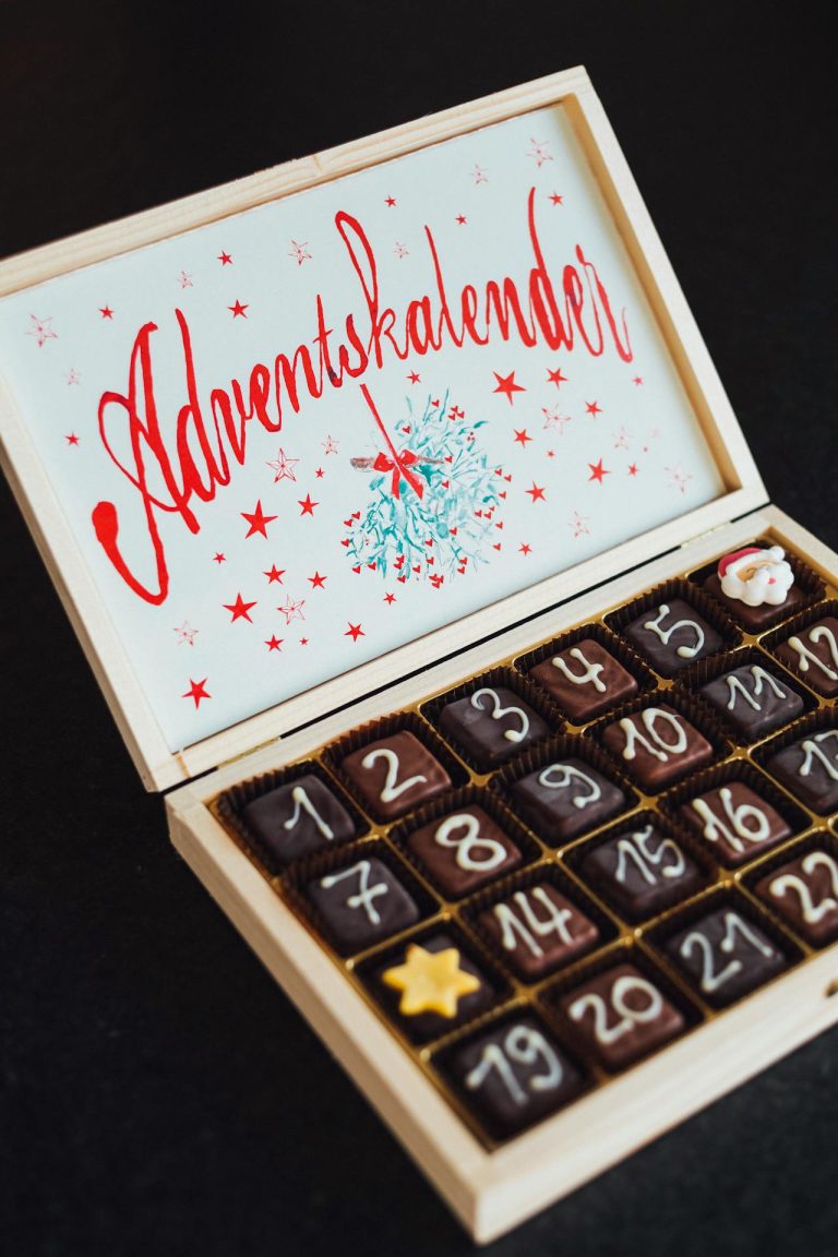 Julekalendere med chokolade