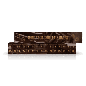 Simply Chocolate Julekalender Simply for Chocolate Lovers, 300g.