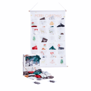 Aalborgchokoladen Refill boks til Stof Julekalender for 2, 240g.